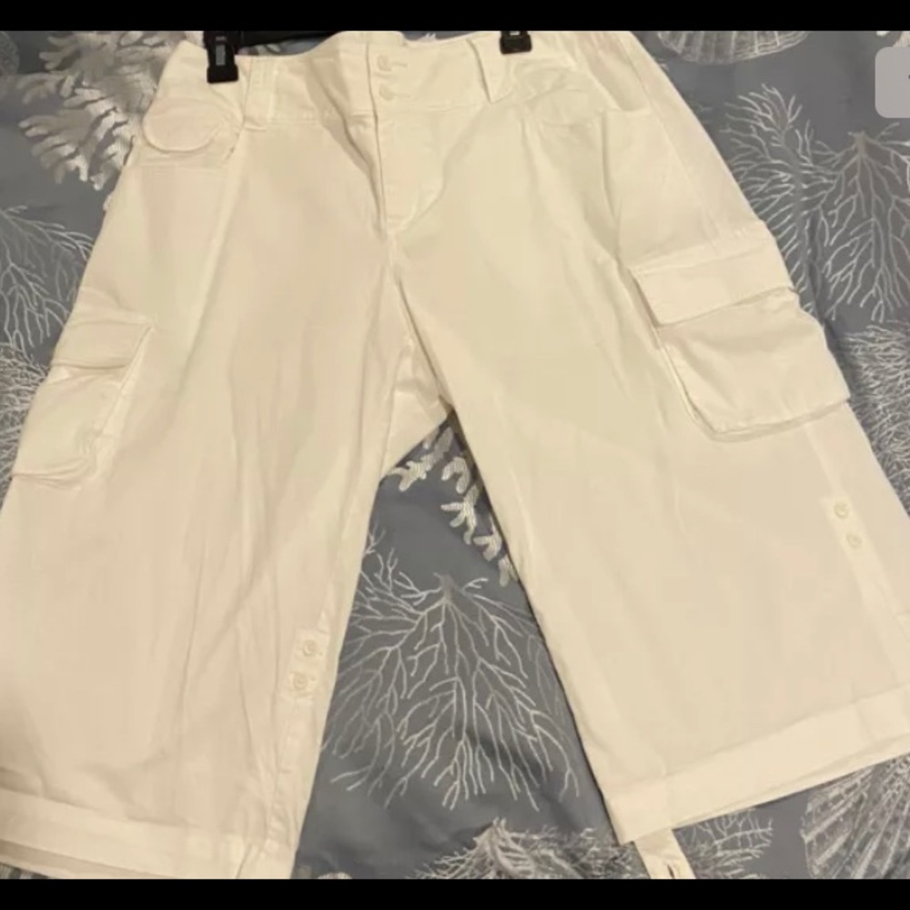 Womens Venezia White Pants Size 14
